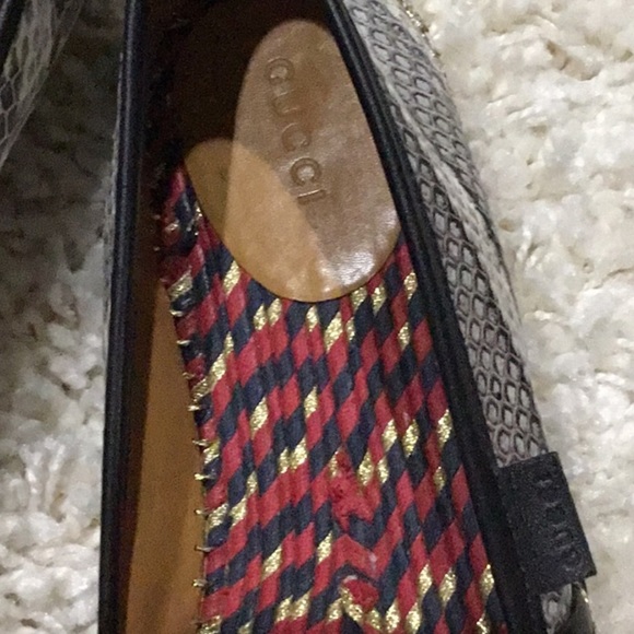 Authentic Gucci Snakeskin Espadrilles. - Picture 2 of 5